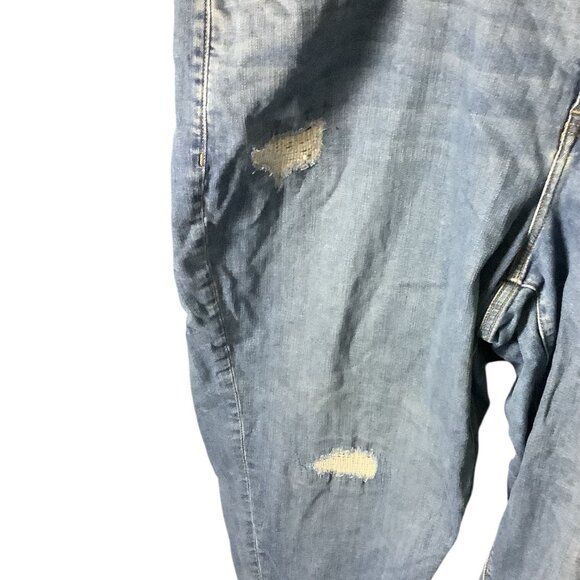 Lane Bryant Plus Size Boyfriend Distressed Denim‎ Jeans Women 24R Blue Casual - Picture 15 of 16